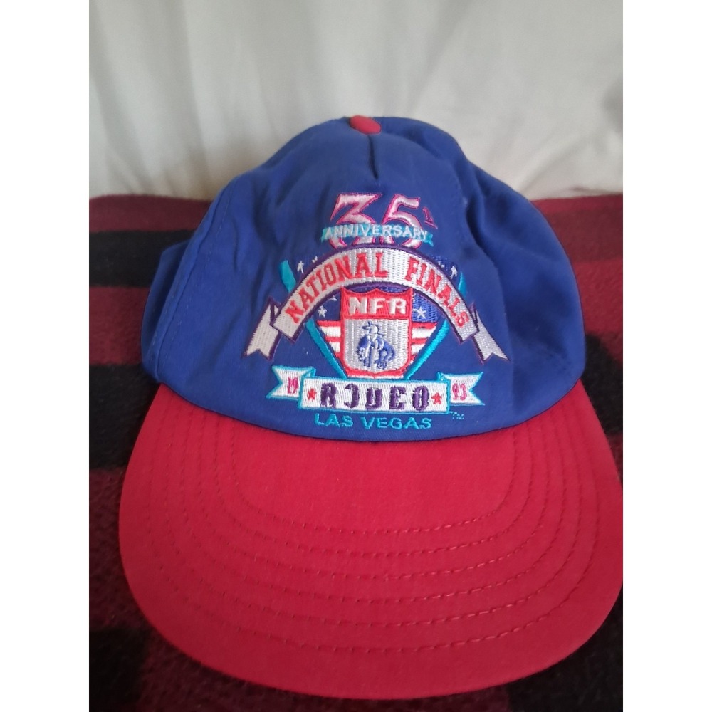 Vingage 35 National Finals Rodeo NFR 1993 Las Vegas Event Strapback USA Hat